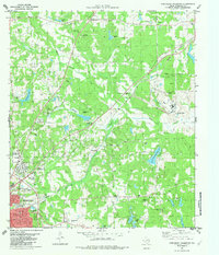 Northeast Palestine 1982 topographic map thumbnail