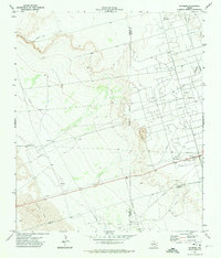 Notrees 1971 topographic map thumbnail