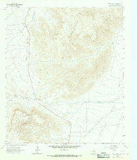 Nutt Ranch 1964 topographic map thumbnail