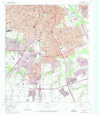 Oak Cliff 1958 topographic map thumbnail