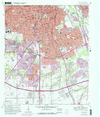 Oak Cliff 1958 topographic map thumbnail