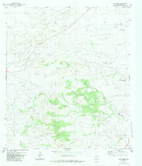 Oak Creek 1983 topographic map thumbnail
