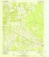 Oak Grove 1951 topographic map thumbnail