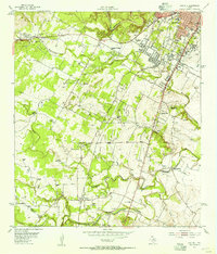 Oak Hill 1955 topographic map thumbnail