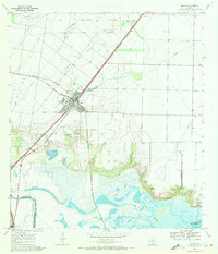 Odem 1969 topographic map thumbnail