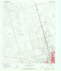 Odessa NW 1964 topographic map thumbnail