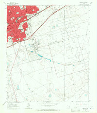 Odessa SE 1964 topographic map thumbnail