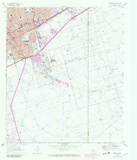 Odessa SE 1964 topographic map thumbnail