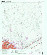 Odessa NE 1964 topographic map thumbnail