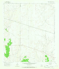 Oglesby Ranch 1964 topographic map thumbnail