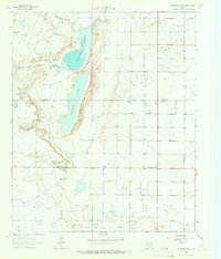 Oklahoma Flat 1964 topographic map thumbnail