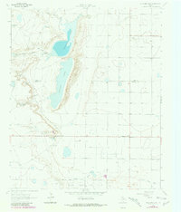 Oklahoma Flat 1964 topographic map thumbnail
