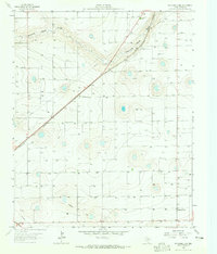 Oklahoma Lane 1963 topographic map thumbnail