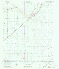 Oklahoma Lane 1963 topographic map thumbnail