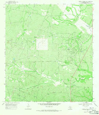 Parrilla Creek NW 1968 topographic map thumbnail