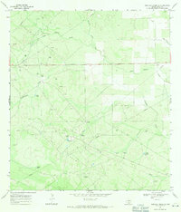Parrilla Creek SE 1967 topographic map thumbnail