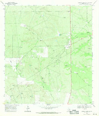 Parrilla Creek SW 1968 topographic map thumbnail