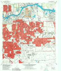 Pasadena 1982 topographic map preview