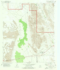 Patterson Hills 1973 topographic map thumbnail