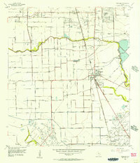 Pearland 1955 topographic map thumbnail