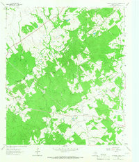 Pearsons Chapel 1964 topographic map thumbnail
