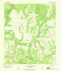 Pecan Crossing 1959 topographic map thumbnail