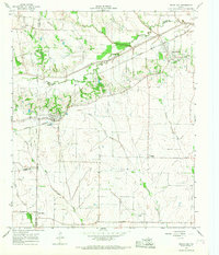Pecan Gap 1964 topographic map thumbnail