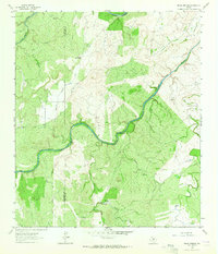 Pecan Springs 1963 topographic map thumbnail