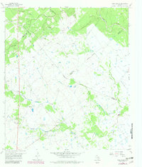 Peck Branch 1966 topographic map thumbnail