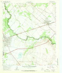 Pecos East 1963 topographic map thumbnail