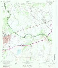 Pecos East 1963 topographic map thumbnail