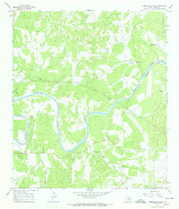 Pedernales Falls 1967 topographic map thumbnail