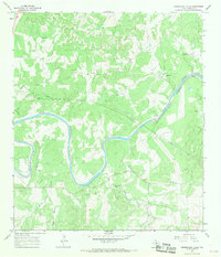 Pedernales Falls 1967 topographic map thumbnail