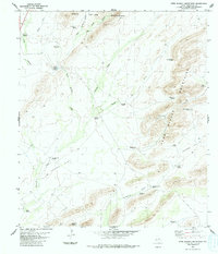 Pena Blanca Mountains 1983 topographic map thumbnail