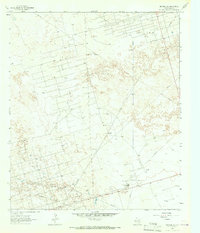 Penwell SE 1964 topographic map thumbnail