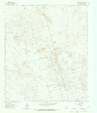 Penwell SW 1964 topographic map thumbnail