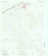 Penwell 1964 topographic map preview