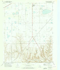 Perryton SE 1973 topographic map thumbnail