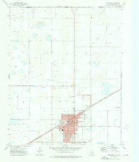 Perryton 1973 topographic map thumbnail