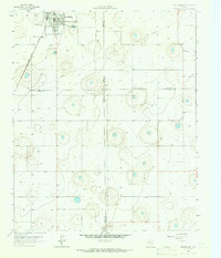 Petersburg 1965 topographic map thumbnail