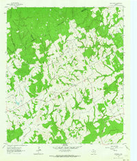 Petteway 1962 topographic map preview