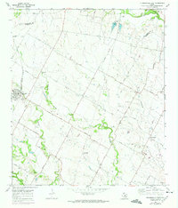 Pflugerville East 1968 topographic map thumbnail