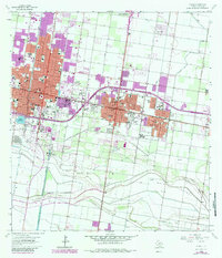 Pharr 1963 topographic map thumbnail