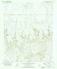 Pickett Ranch Creek 1973 topographic map thumbnail