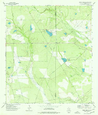 Piedra Creek NE 1974 topographic map thumbnail