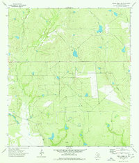 Piedra Creek NW 1974 topographic map thumbnail
