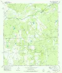 Piedra Creek SE 1974 topographic map thumbnail