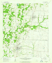 Pilot Point 1961 topographic map preview