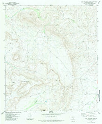 Pine Mountain East 1983 topographic map thumbnail