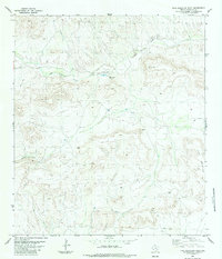 Pine Mountain West 1983 topographic map thumbnail